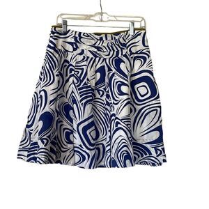 CAbi Blu & White Lombard Skirt, Style 470. - 4